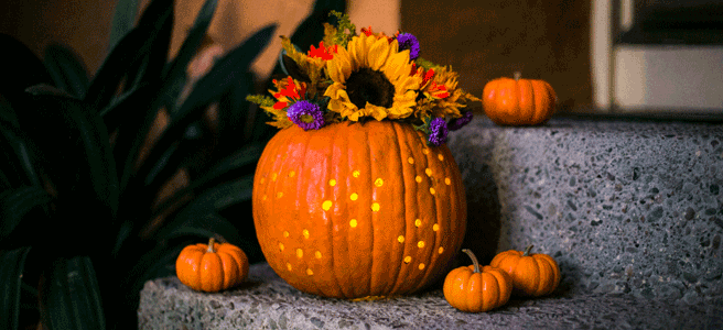 Image - 5 Ways to Use Pumpkins in your Fall Flower Arrangements 